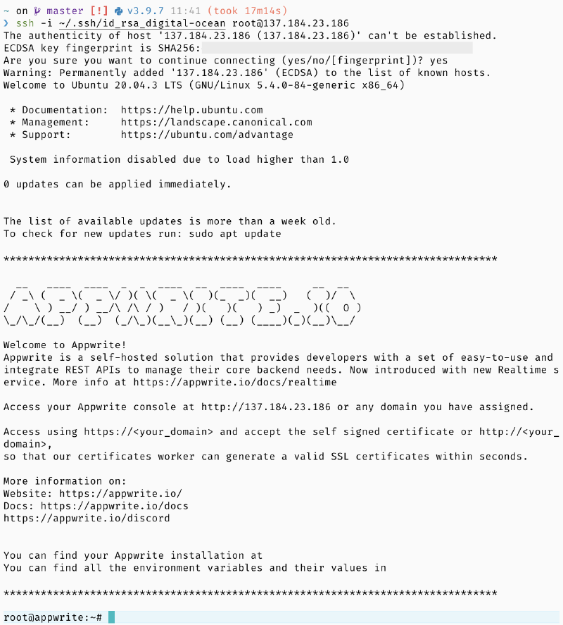 ssh message